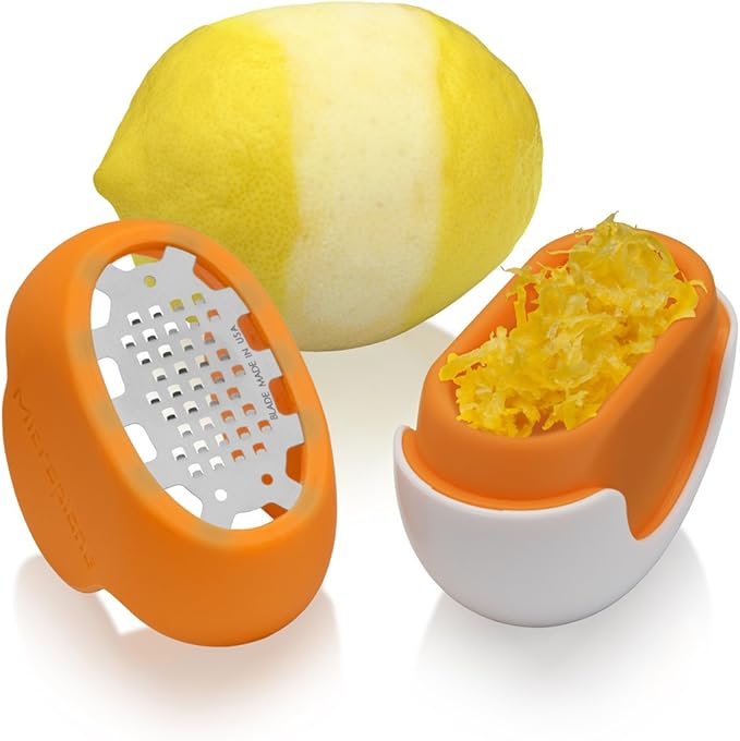 Microplane Flexi Zesti Handheld Citrus Zester (Orange)
