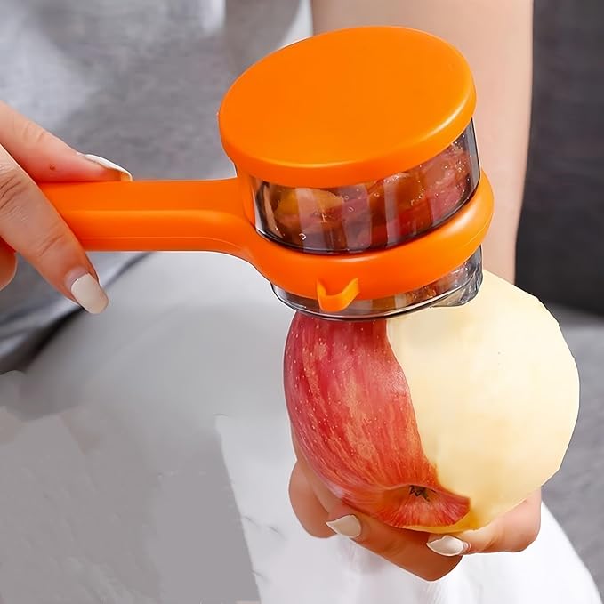 2-Piece Set Peeler With Container，Multi-functional Kitchenfruit Peeler，Suitable for Fruits And Melons Vegetable Peeler With Container，Easy to Improve Kitchen Efficiency