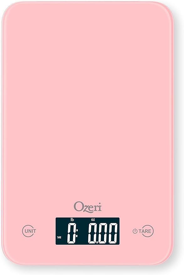 Ozeri Touch Professional Digital Kitchen Scale (12 lbs Edition) in Tempered Glass