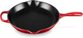 Le Creuset Enameled Cast Iron Signature Iron Handle Skillet, 11.75", Cerise