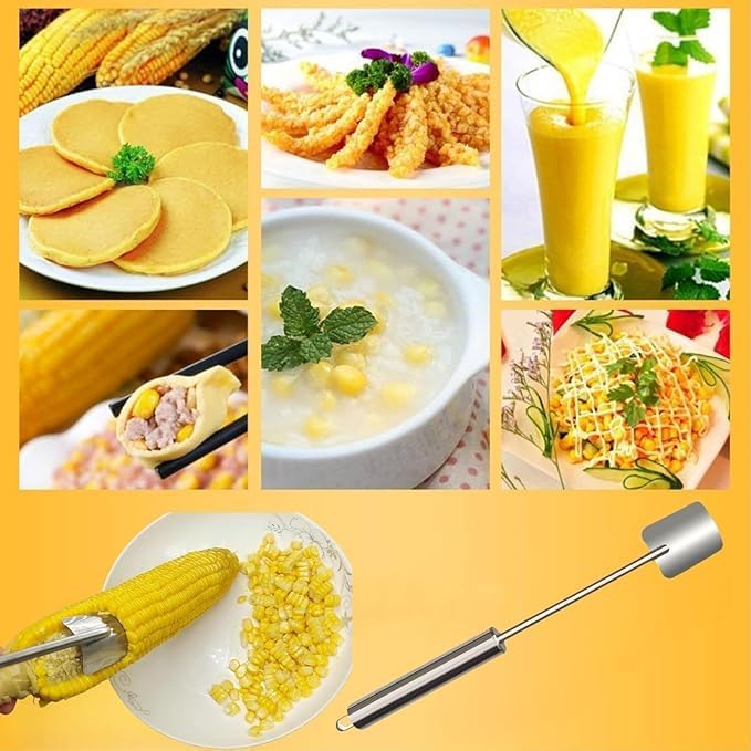 2 Packs Corn Peeler for Corn on the Cob,2024 Upgraded Corn Stripper for Corn on the Cob,Corn on the Cob Remover,Corn Cob Stripper tool Easy to Clean,Sweet Corn Cutter,Corn Cob Peeler as Gift for Women