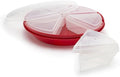 Fox Run Pie Carrier and Saver With Lid, Saves up to 10" Pies, Includes 6 Pie Slice Containers (Pack of 6)