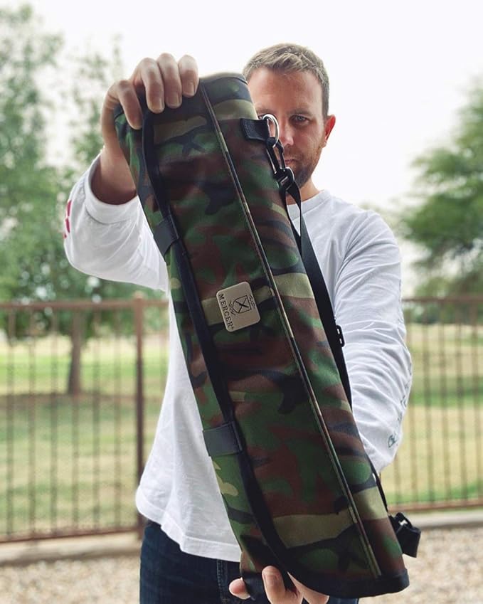 Mercer Culinary 7-Pocket Knife Roll Storage Bag, Camouflage