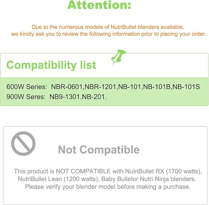 Replacement Extractor Blade with Already Installed Gasket for NutriBullet 600w 900w Pro Blender Blade Replacement Parts NBR-0601WM