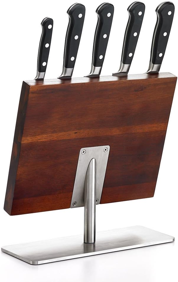 Mercer Culinary 6-Piece Renaissance Board Magnetic Knife Set, 11 3/8 x 9, Stainless Steel