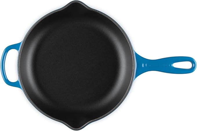 Le Creuset Enameled Cast Iron Signature Iron Handle Skillet, 9", Marseille