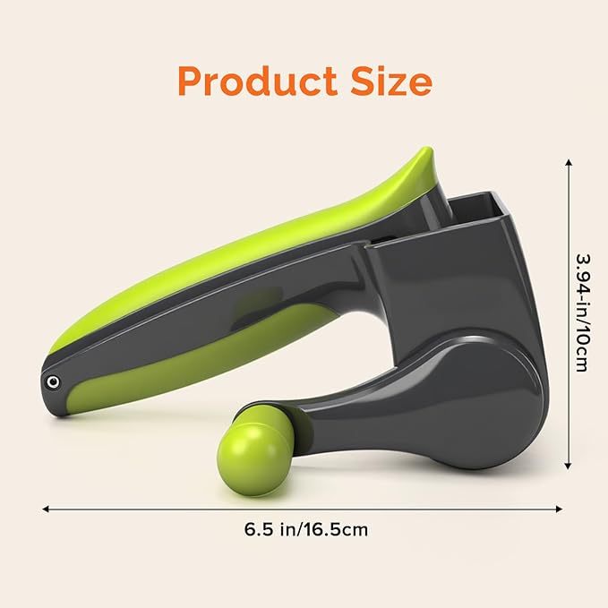Cheese Grater Hand Crank, Patented Rotary Parmesan Cheese Grater Cheese Shredder Handheld with Fine & Coarse Drums, Restaurant Cheese Grinder with Handle for Hard Cheese, Gray Green
