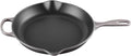 Le Creuset Enameled Cast Iron Signature Iron Handle Skillet, 11.75", Oyster