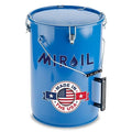 MirOil 6-Gallon Fryer Grease & Oil Disposal Caddy – Model #30L – Steel Bucket w/Locking Lid – Used Hot Oil Container – Food Safe Cooking Grease Bucket w/Lid – Commercial Food Truck Accessories