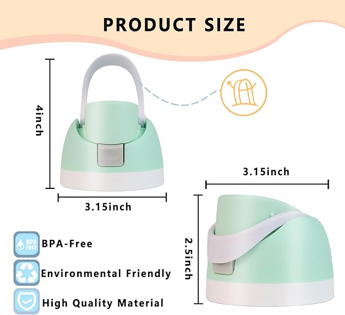 Replacement Lid for Owala Freesip Water Bottle, Compatible with Owala Lid and Cap, Premium Accessories for 16oz 24oz 32oz 40oz Bottles,Leak-Proof,BPA-Free