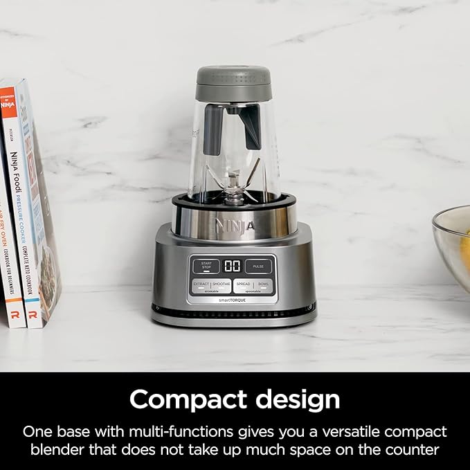 Ninja Blenders for Kitchen | Smoothie Blender, Mixer, Grinder - Premium Blending Performance for Sauces, Frozen Drinks, and More | 1200 Peak Watt Motor | SS101 Foodi Personal Smoothie Maker