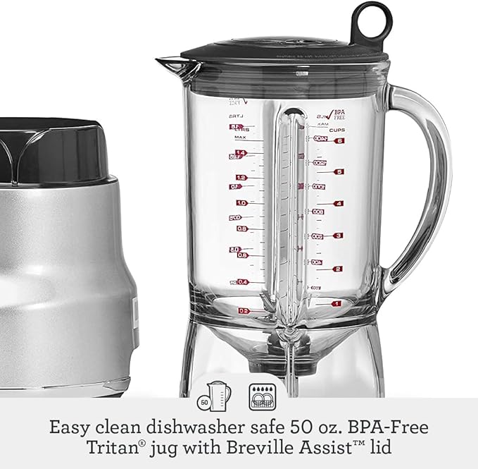 Breville BBL620DBL Fresh and Furious Blender, Damson Blue