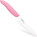 Kyocera Ceramic Revolution 4.5-inch Utility Knife, Pink Handle, White Blade