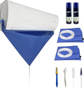 Mini Split Cleaning Kit for Air Conditioner,2 Bottles of air Conditioner Cleaner,2 Air Conditione Waterproof Bag, 4 Wall Mounted Air Conditioner Cleaning Tools etc.