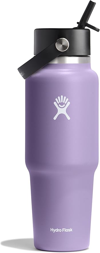 Hydro Flask 32 Oz Wide Flex Straw Travel Bottle Moonshadow