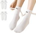 2 Pairs Magnetic Holding Hands Socks Funny Couple Gifts, Best Friend, Engagement, Anniversary, Teens Gag Cute Weird Stuff