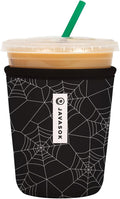 Sok It JavaSok Iced Coffee & Cold Soda Insulated Neoprene Cup Sleeve (Spidey Sense, Small: 16-20oz)
