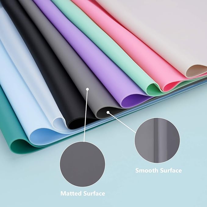 Gartful Extra Large Silicone Mats for Countertop, 28" by 20" Multipurpose Mat, Counter Table Protector, Desk Saver Pad, Placemat Nonstick Nonskid Heat-Resistant Pad, Pink