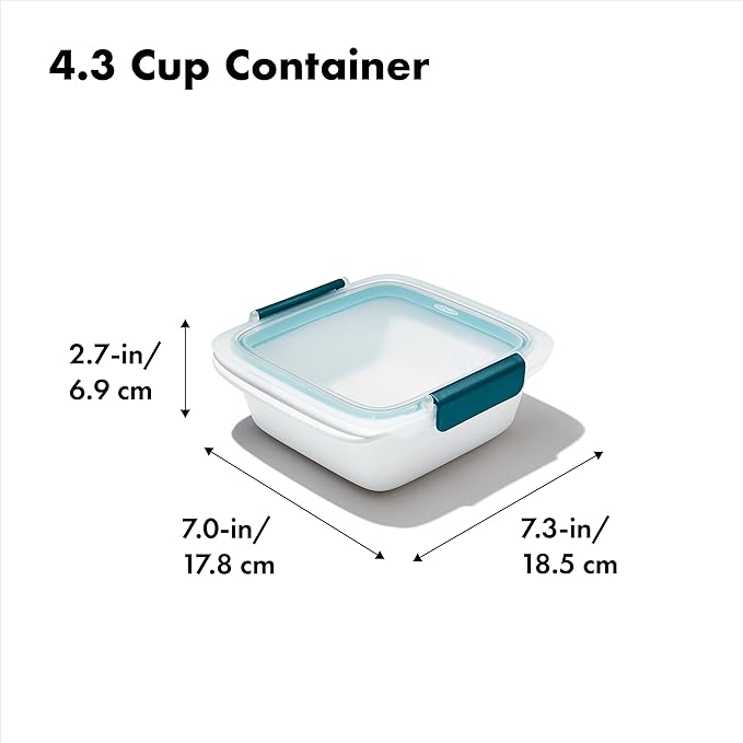 OXO Good Grips Prep & Go Leakproof Sandwich Container (4.3 Cup)