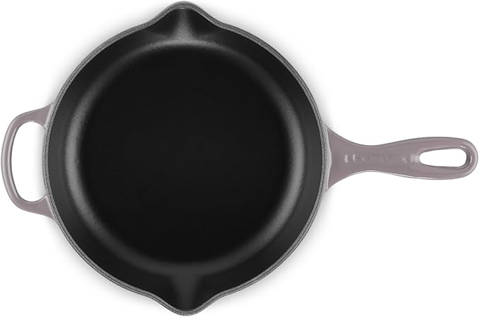 Le Creuset Enameled Cast Iron Signature Iron Handle Skillet, 9", Oyster
