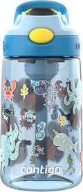 Contigo Kids Water Bottle with Redesigned AUTOSPOUT Straw, 14 oz