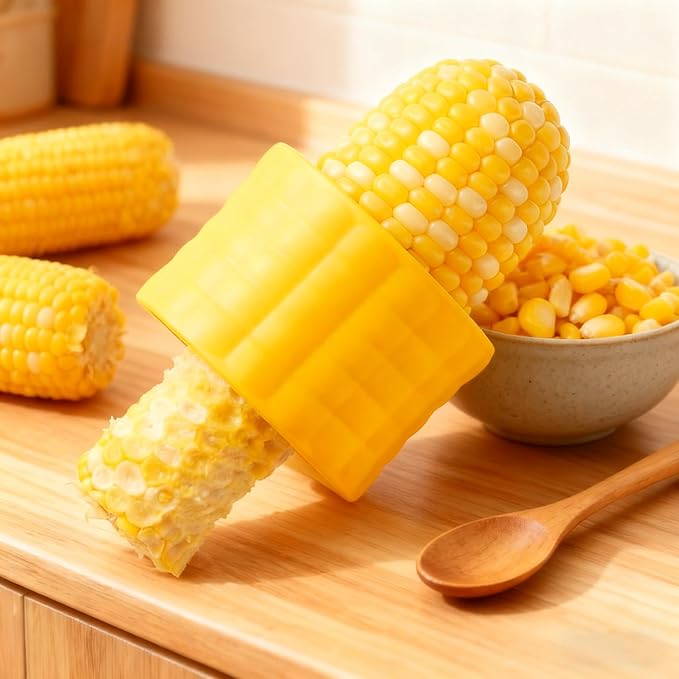 Corn Stripper, Durable Corn Peeler, Easy-Grip Handle for Effortless Use, Easy Cleaning, Versatile Corn Plane for Fresh/Sweet Corn for Kitchen,Outdoor,BBQ,Suitable for Making Corn Juice