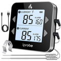 Dual Probe Rechargeable & Waterproof Digital Meat Thermometer for Food - Large LCD Backlight Cooking Thermometer for Kitchen Smoker Oven Grill BBQ Candy