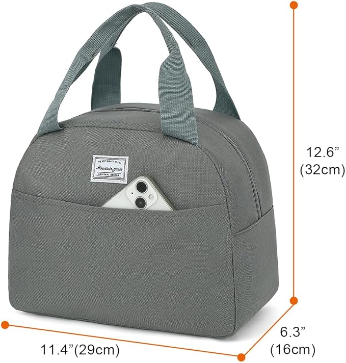 lunch bag women & men,Insulated Cooler Lunch Box Adult Water Resistant Lunch tote bag Shoulder strap not included