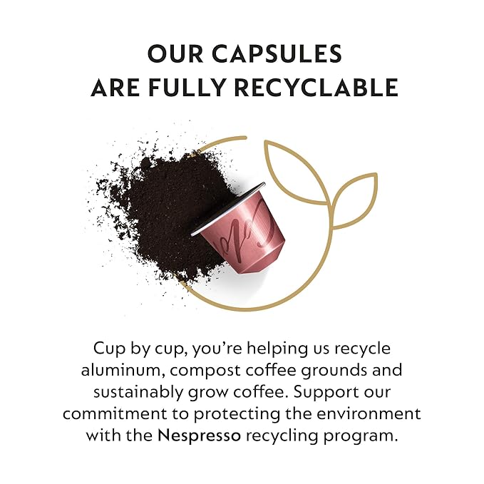 Nespresso Capsules Original Line, Colombia Master Origin, Medium Roast Coffee, 50 Count Coffee Pods