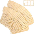 1200 PCS Bamboo Skewers for Appetizers 4.7 Inch Paddle Wooden Kabob Skewers Bamboo Cocktail Toothpicks Skewer Sticks for Appetizers Drinks Fruit Kababs Charcuterie Party