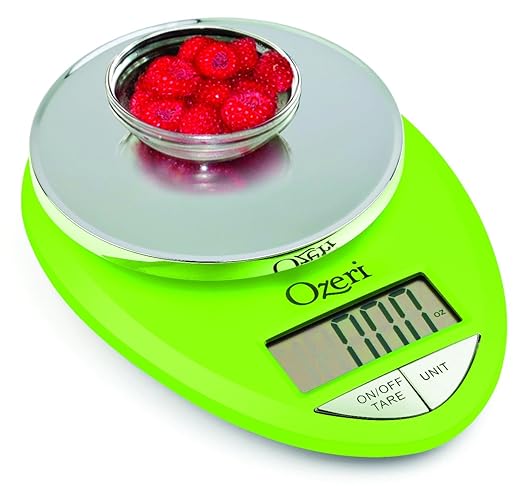 Ozeri Pro Digital Kitchen Food Scale, 0.05 oz to 12 lbs (1 gram to 5.4 kg)
