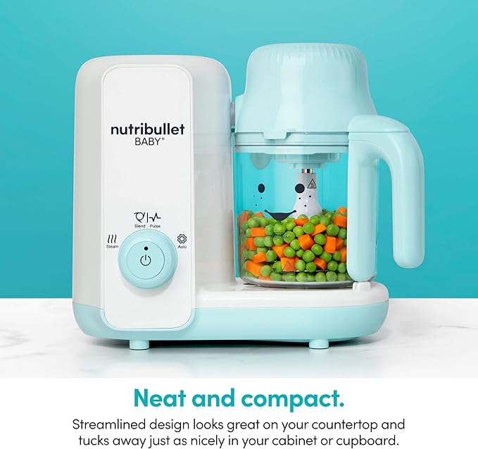 nutribullet Baby Steam + Blend, White/Blue