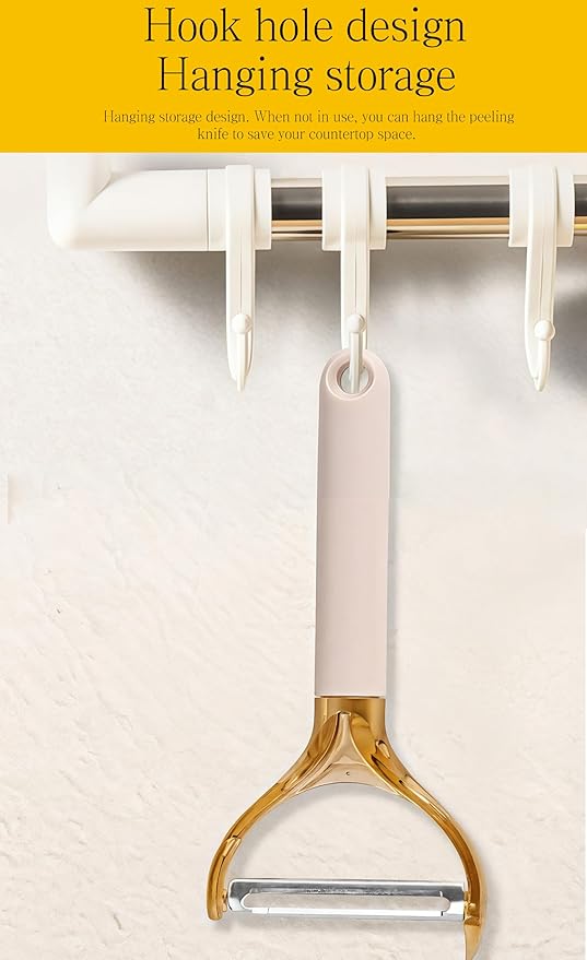 Chef Premium Vegetable Peeler Vegetable for kitchen Carrot Potatoes Fruit Peeler Y-Shaped Peelers Multifunctional Kitchen peeler (Beige)