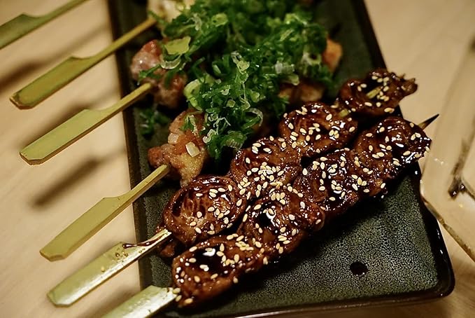 Gmark Bamboo Paddle Skewers 8" 100pc/Bag, Kabob & BBQ Skewers for Outdoor Grilling GM1076