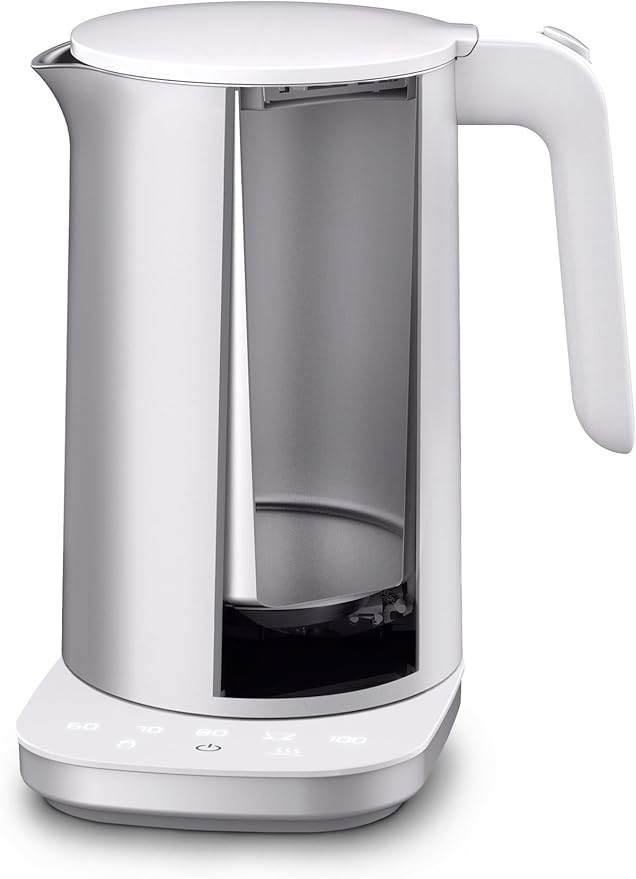 ZWILLING Enfinigy Cool Touch 1-Liter Electric Kettle Pro, Cordless Tea Kettle & Hot Water - Silver