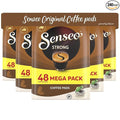 Senseo Strong Dark Roast Coffee Pods – 240 Count (5 Packs) – Bold & Full-Bodied Flavor with Rich Crema – Single-Serve Compostable Coffee Pads Compatible with Senseo & PeleCom Machines