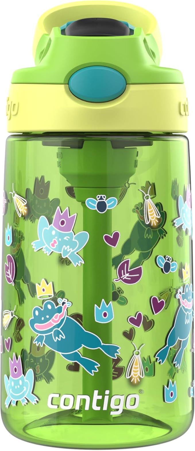 Contigo Kids Water Bottle with Redesigned AUTOSPOUT Straw, 14 oz
