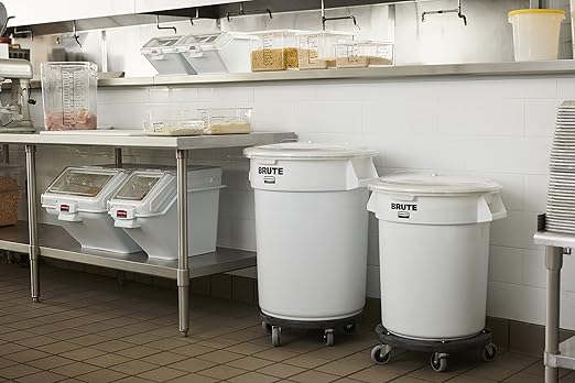 Rubbermaid Commercial Products Space Saving Square Food Storage Container 6 Quart Clear for Kitchen/Sous Vide/Meal Prep