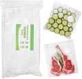 Vacuum Sealer Bags, Reusable Vacuum Zipper Bag, BPA Free Heavy Duty Vacuum Storage Bag for Food 15 Bags (15 Medium Bags (10.24x11.02 in))