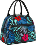 FlowFly Insulated Lunch Cooler Bag - Tote Bag Organizer for Women/Men, Leaf