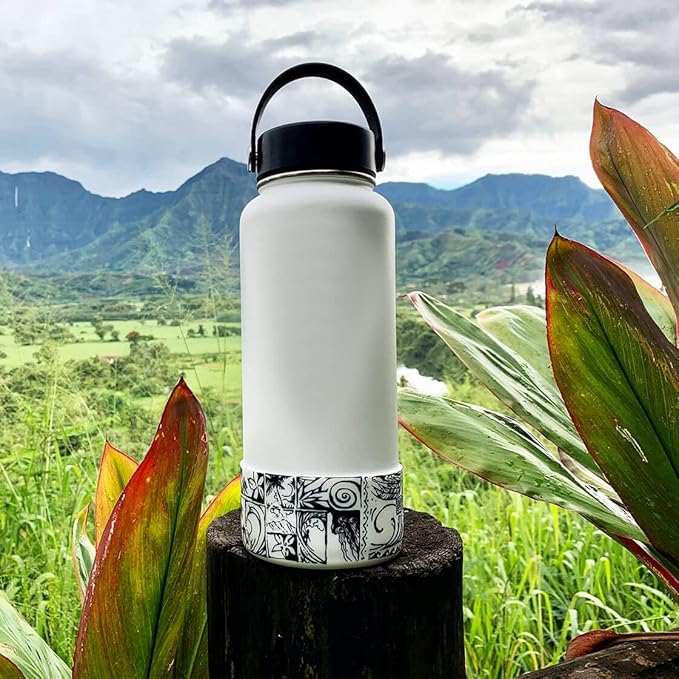 REUZBL Protective Silicone Bottle Boot for Owala FreeSip 40 oz, Hydro Flask 32-40 oz, Iron Flask, Takeya, Thermoflask, and Similar Wide Mouth Water Bottles, Protective Bottle Accessory
