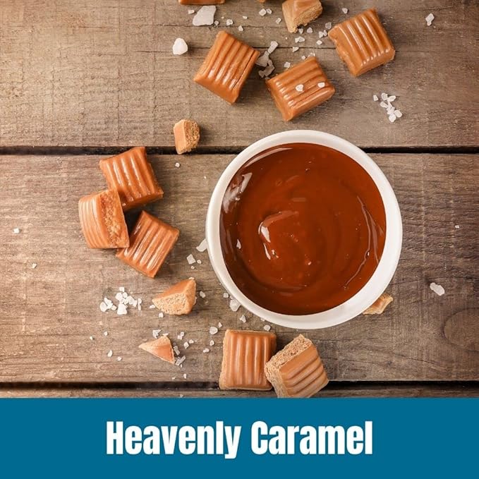 Door County Coffee Heavenly Caramel Flavored Ground - Medium Roast - 10 oz Bag - 100% Specialty Grade 1 Arabica