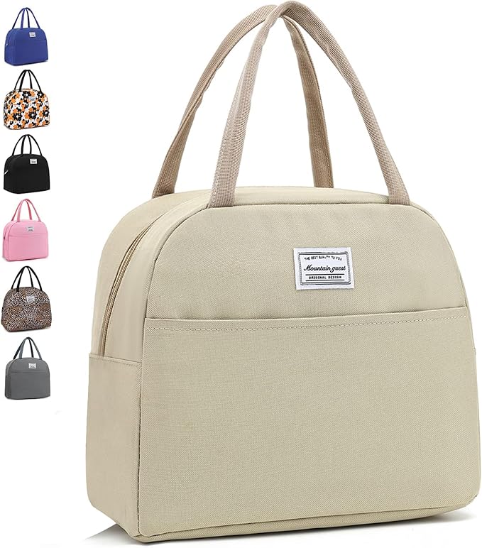lunch bag women & men,Insulated Cooler Lunch Box Adult Water Resistant Lunch tote bag Shoulder strap not included