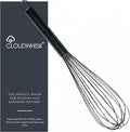 CLOUDWHISK™ 14-Inch Professional Balloon Large Stainless Steel Metal Cake Whisk. Specially designed for Folding and Blending Cake Batters to Achieve Fluffier Cakes