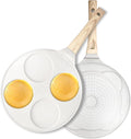 pancake pan Suitable for All Cooktops 4 Cups Pancake Maker Nonstick Pancake Griddle With PFOA Free Coating 10.5 Inch Mini Pancake Pan