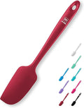 DI ORO Mini Spatula - Small Spatulas Silicone Heat-Resistant up to 600°F - Silicone Kitchen Scraper for Baking & Cooking BPA Free - Mixing Spatula Dishwasher Safe - Nonstick Cookware Safe (Red)