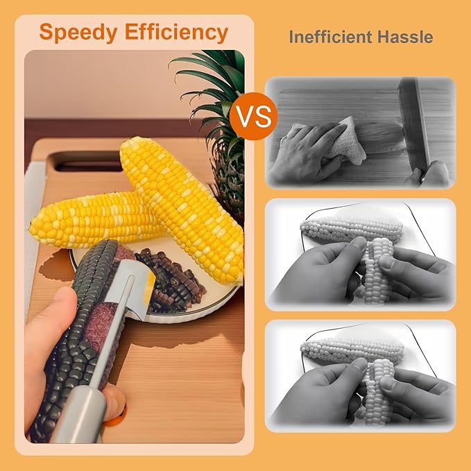 2 Pack Corn Cob Peeler, Corn Stripper, Corn Peeler for Corn on the Cob, Corn Cob Stripper Tool, Efficient Design Perfect for Dining Enthusiasts