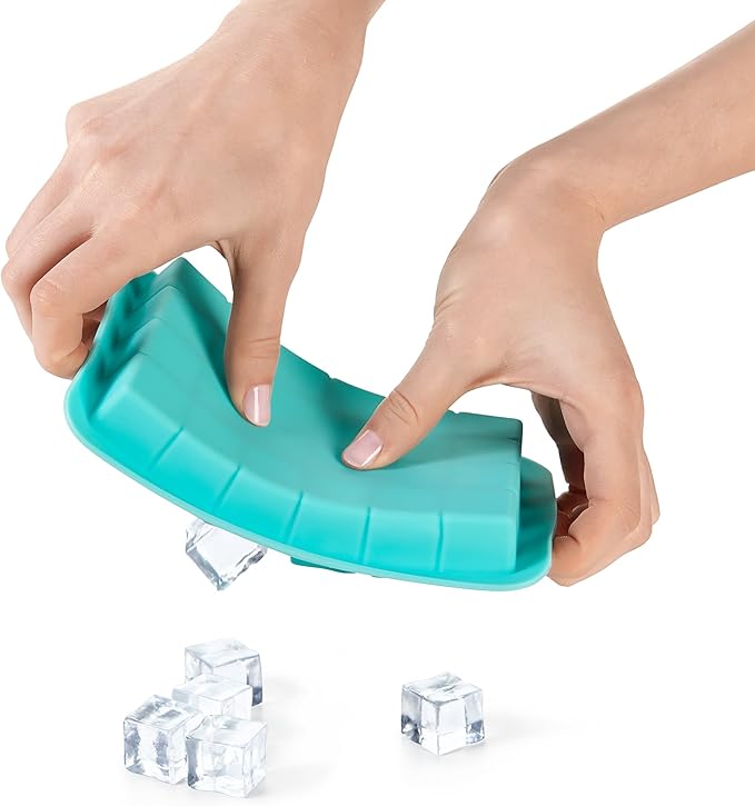 OXO Good Grips Silicone Small Ice Cube Tray with Lid | Ideal for Cocktails