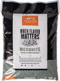 Traeger Grills Mesquite 100% All-Natural Wood Pellets for Smokers and Pellet Grills, BBQ, Bake, Roast, 18 lb. Bag