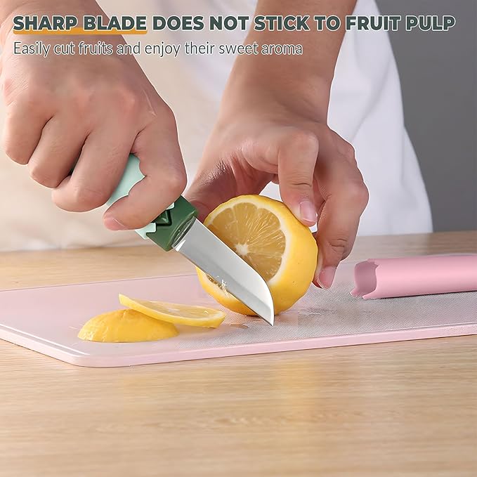 Generic 2 in 1 Stainless Steel Fruit & Vegetable Peeler; Apple & Pear Peeler, Kitchen Peeler (Green, White)
